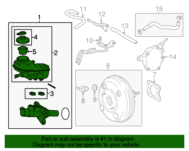 20142019 Toyota Corolla Master Cylinder 4720102660 Toyota Parts Center