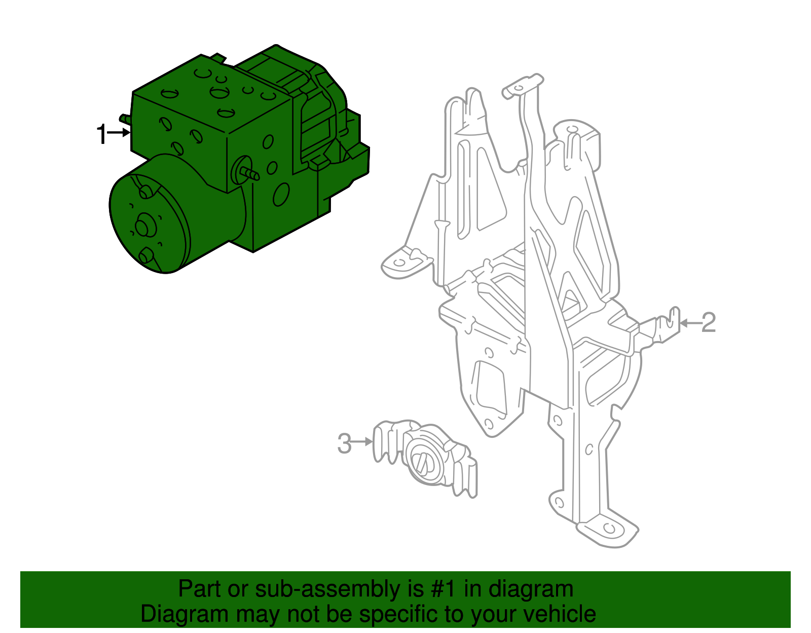 ABS Pump Assembly - Volkswagen (8E0-614-111-N)