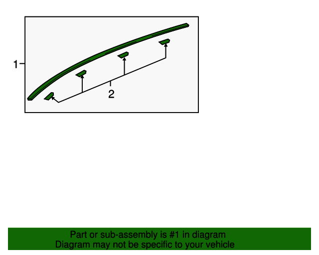 20172022 Chevrolet Spark Passenger Side Roof Panel Joint Finish
