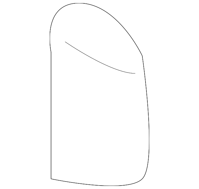 Black Front Floor Console Ashtray Cover Bumper - GM (22611450)