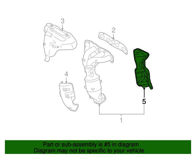 20082015 Nissan Heat Shield 16590JG30C Nissan Parts Plus