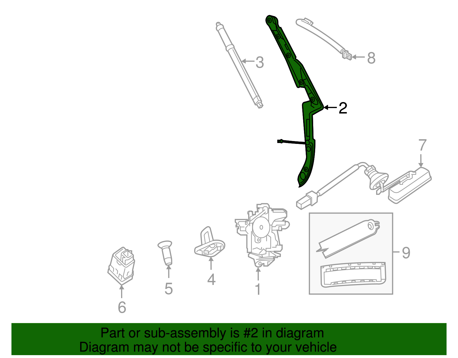 2013-2020 Nissan Pathfinder Object Sensor - Driver's Side