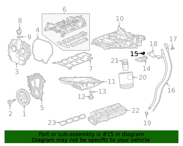 Genuine OEM Engine Oil Level Indicator Switch Seal Part 12654081 Fits
