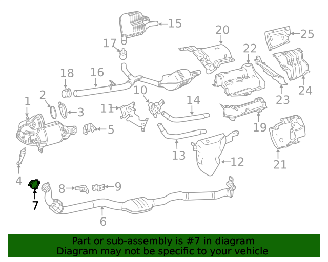 20192023 MercedesBenz Exhaust Muffler Clamp 0039953302 MB Parts