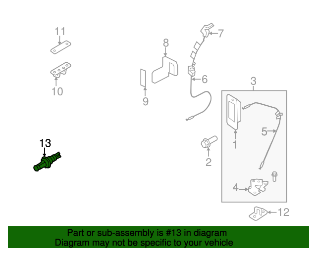 19922014 Ford OEM Door Jamb Switch 6C2Z13713AA Ford Parts Center