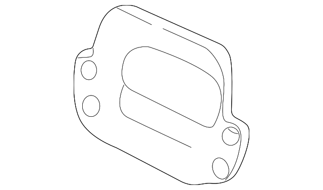 Handle Assembly, L/Gate I/S Pull              *Left Oak - GM (90440506)
