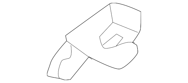 Light Titanium Sun Visor Support - GM (95994975)