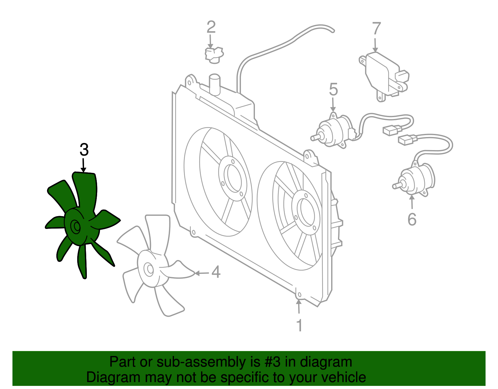 Fan Blade - Toyota (16361-0A240)