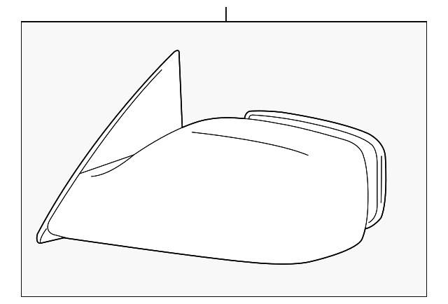 Genuine Toyota 87910-AC020-E0 Rear View Mirror Assembly