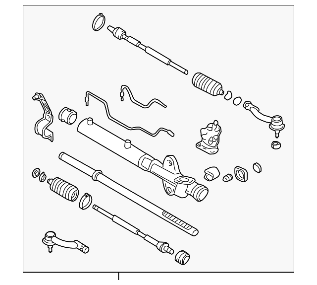 577001F050 Steering Gear 20052010 Kia Sportage Kia Auto Parts