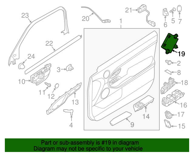 20162017 Land Rover Range Rover Evoque Control Module LR083615