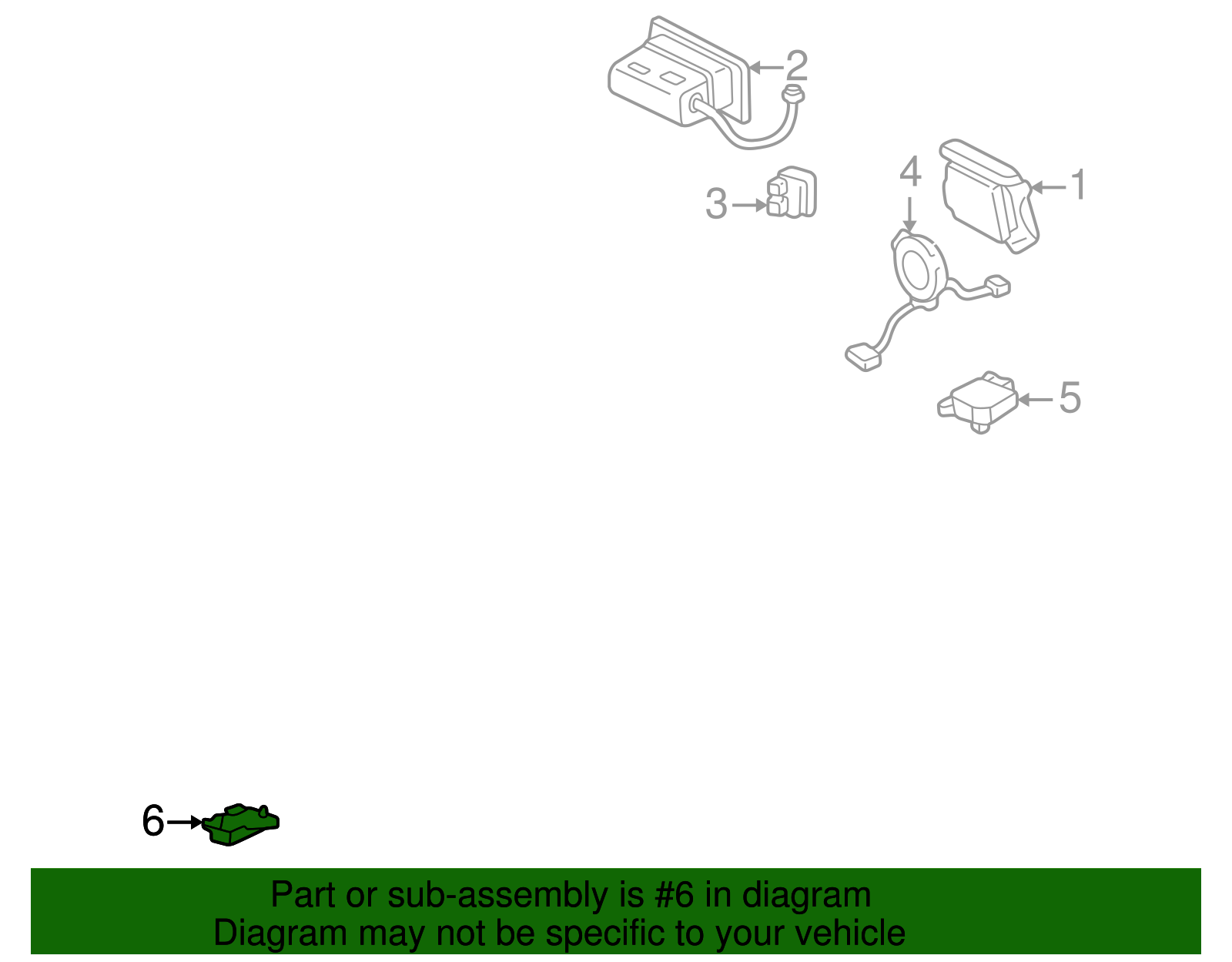 Airbag Front End Discriminating Sensor - GM (85597994)