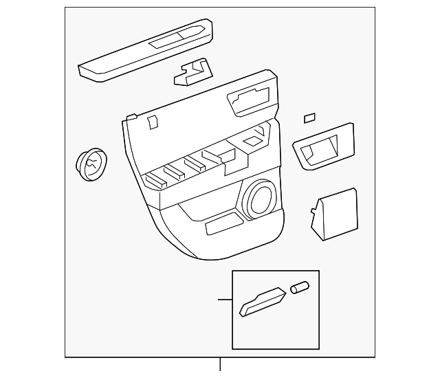 Panel Assembly-Rear S/D Tr                     *Brick - GM (25954248)