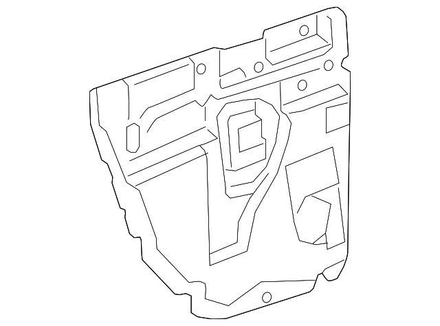 Deflector Assembly-Rear S/D Wat - GM (25904981)