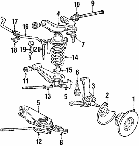 Front Brakes for 1989 Volkswagen Vanagon #0