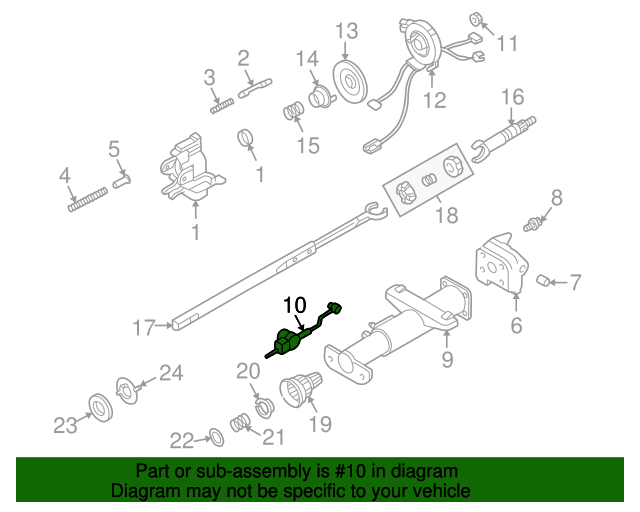 19952016 GM Automatic Transmission Shift Lock Control Actuator