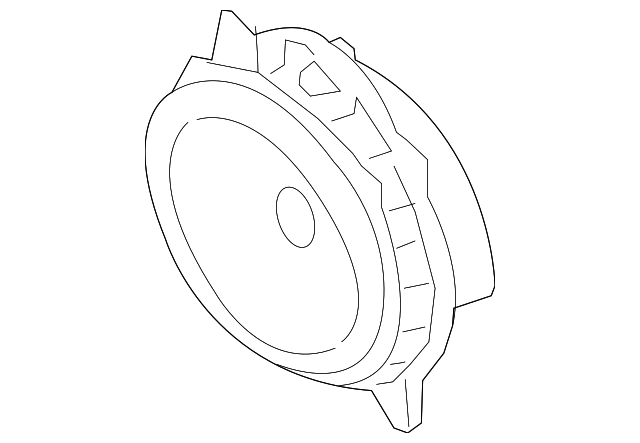 Genuine Mercedes-Benz Front Door Speaker - OEM Replacement Tweeter Part #212-820-10-02