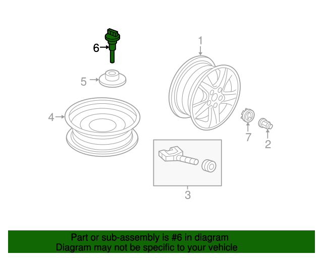 20042020 Acura Bolt, Spare Tire 74652SDA003 OEM Parts Online