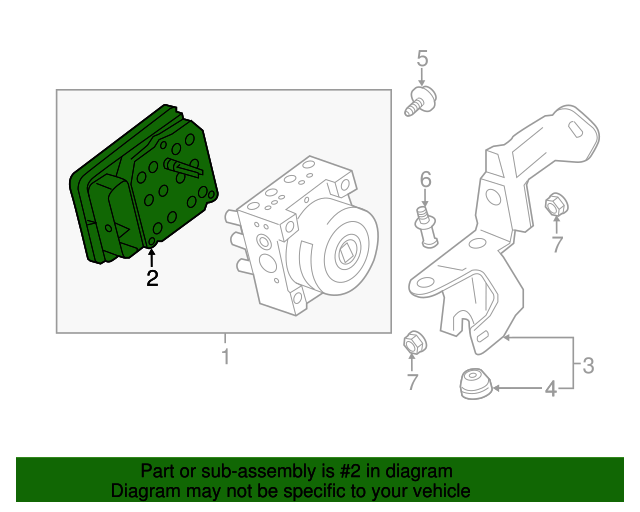 23345660 GM Electronic Brake Control Module with 3 Bolts GM Parts Store