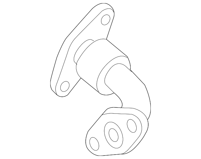 Genuine Mitsubishi Exhaust Gas Re-Circulation (Egr) Tube