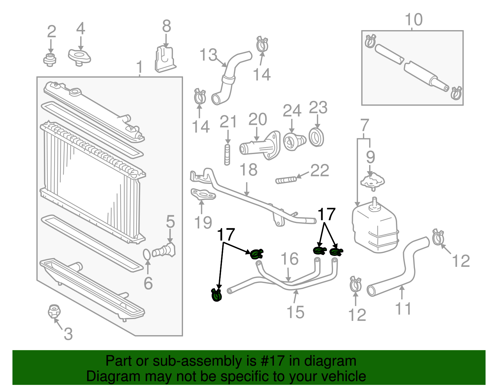 By-Pass Hose Clamp - Scion (96135-51300)
