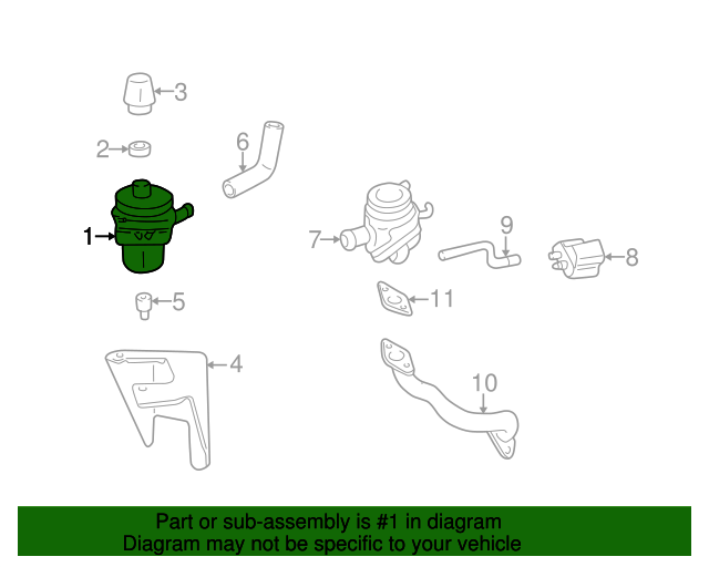 20002003 GM Secondary Air Injection Pump 12568224
