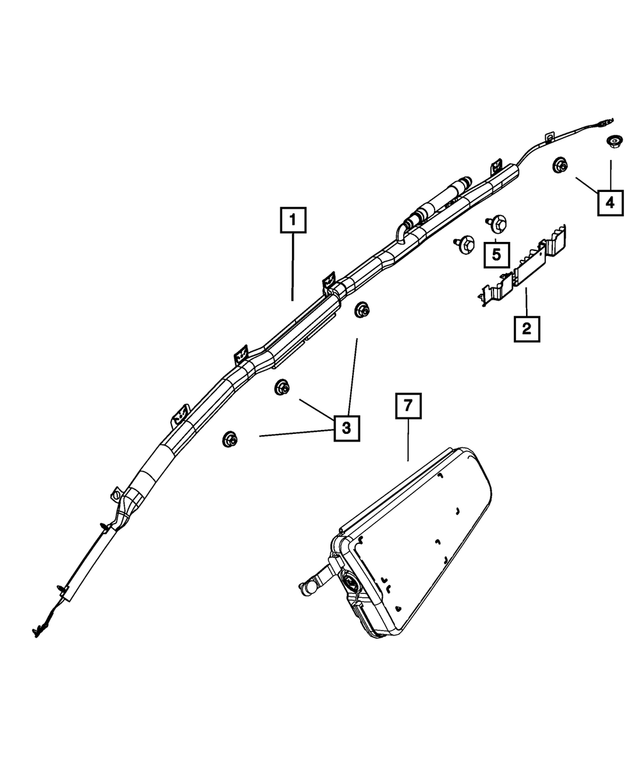 2014-2017 Dodge Journey Seat Air Bag, Right 4645992AE | My Mopar Parts 