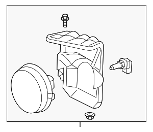 Genuine GM Parts 15791434 Lado Del Pasajero La Luz De Niebla