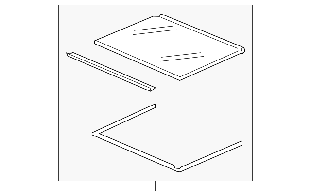 Rear Glass 3CM-877-056-9B9