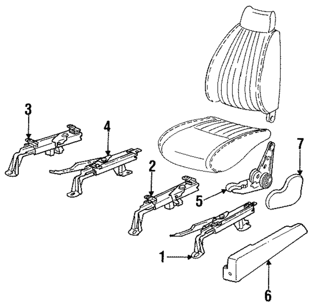 Cover-Adj D/Seat Otr Side                   *Paint To Mat - GM (20596743)