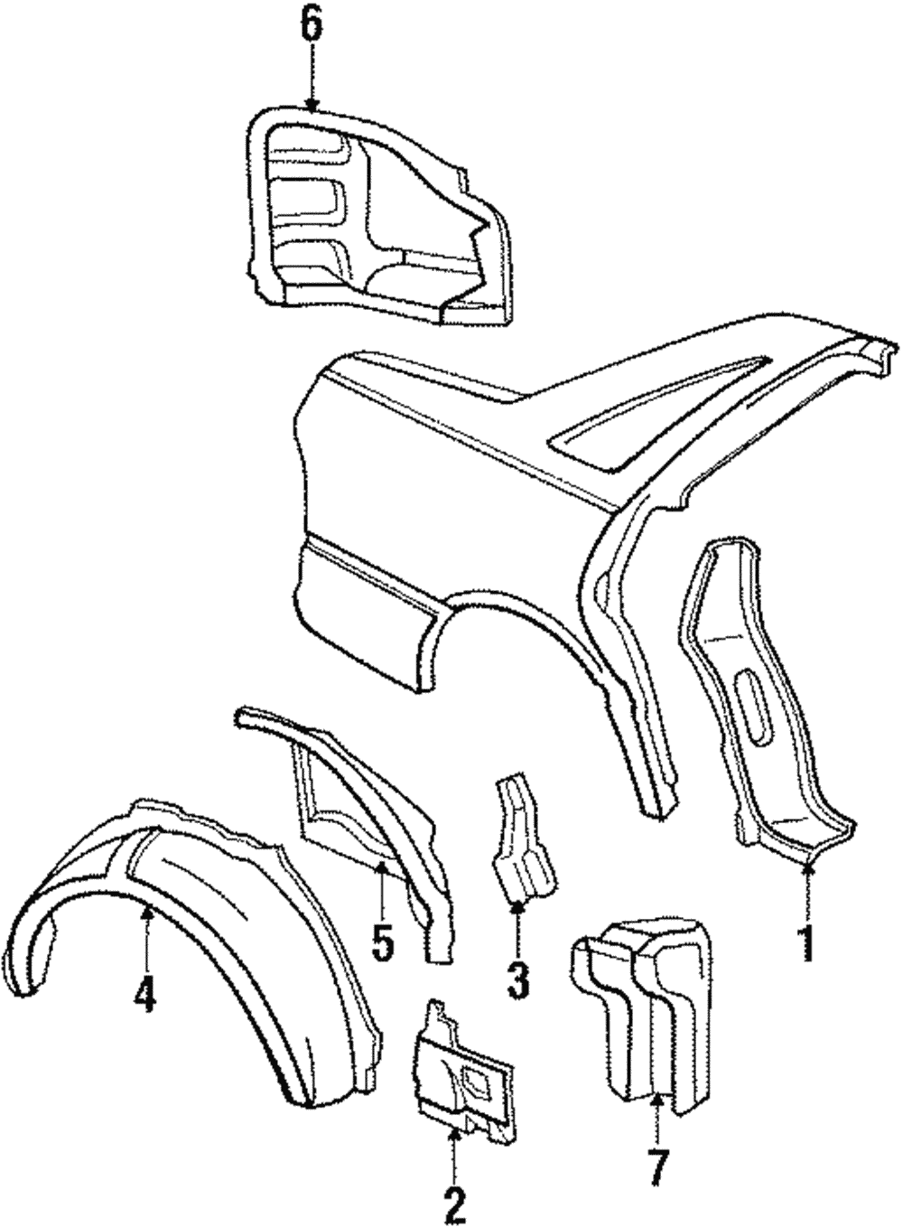 Lock Pillar Bracket - Ford (E83Z-5442739-A)
