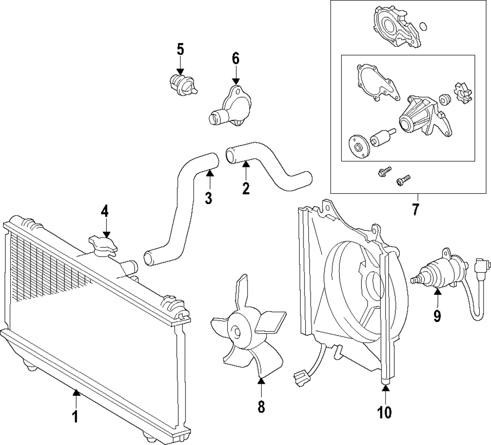 Water Pump - Toyota (16100-19305-83)