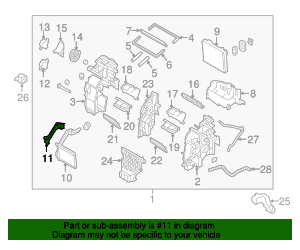 97171-D3000 - HVAC Heater Hose Outlet Tube Insulator 2017-2022 Kia ...