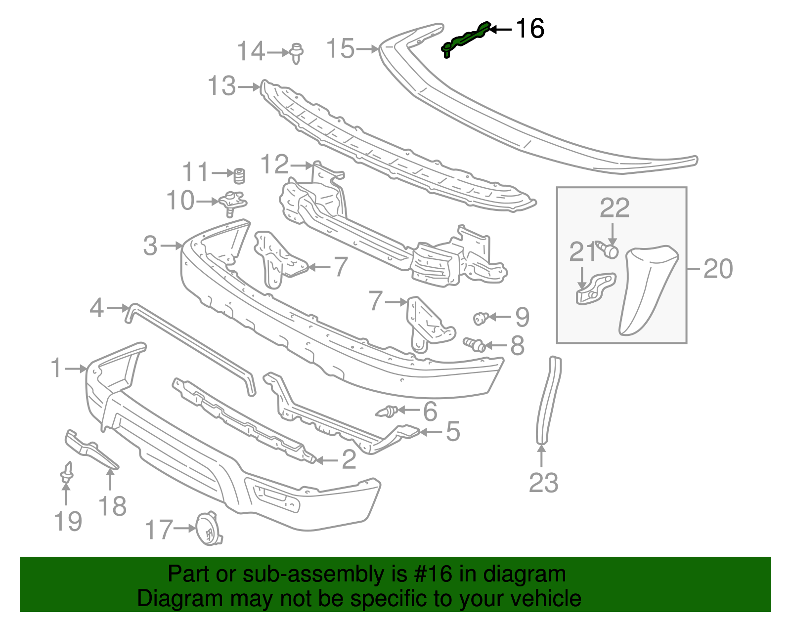 Front Valance And Bumper Retainer Kit For 1999-2002 Toyota 4Runner With Flares