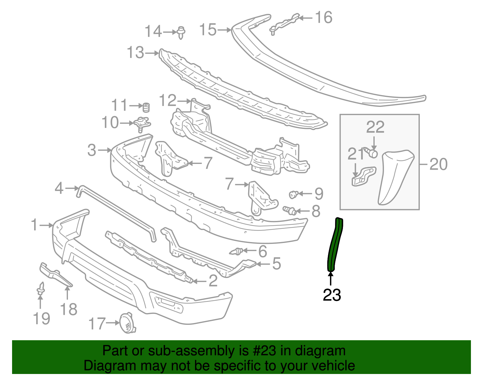 53853-35090-G0 - Flare Pad 1999-2001 Toyota 4Runner | Longo