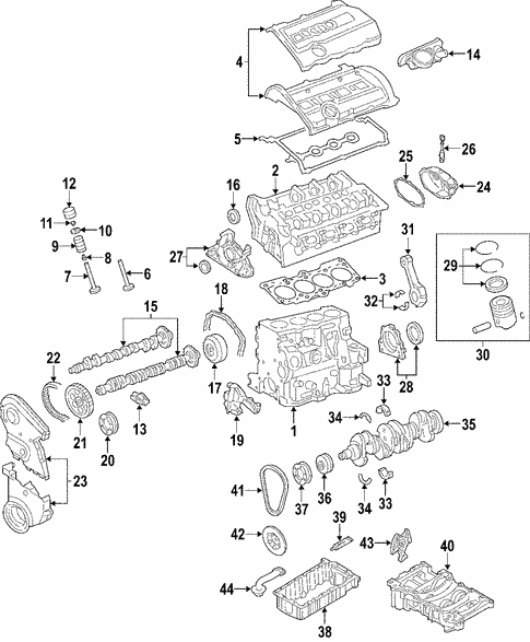 Audi A3 Engine Parts Diagram