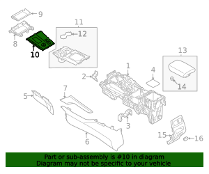 Panel, Gearshift Lever(S 96941W291P | Mitsubishi Motors Store