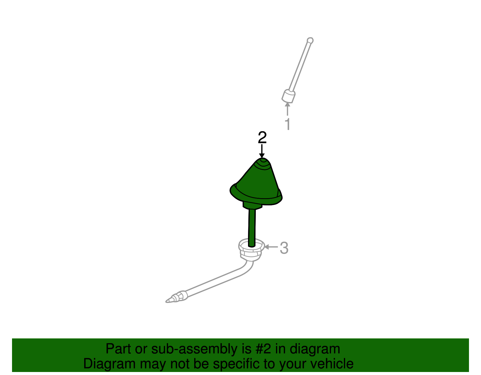 Base Assembly, Rdo Antenna - GM (90585253)