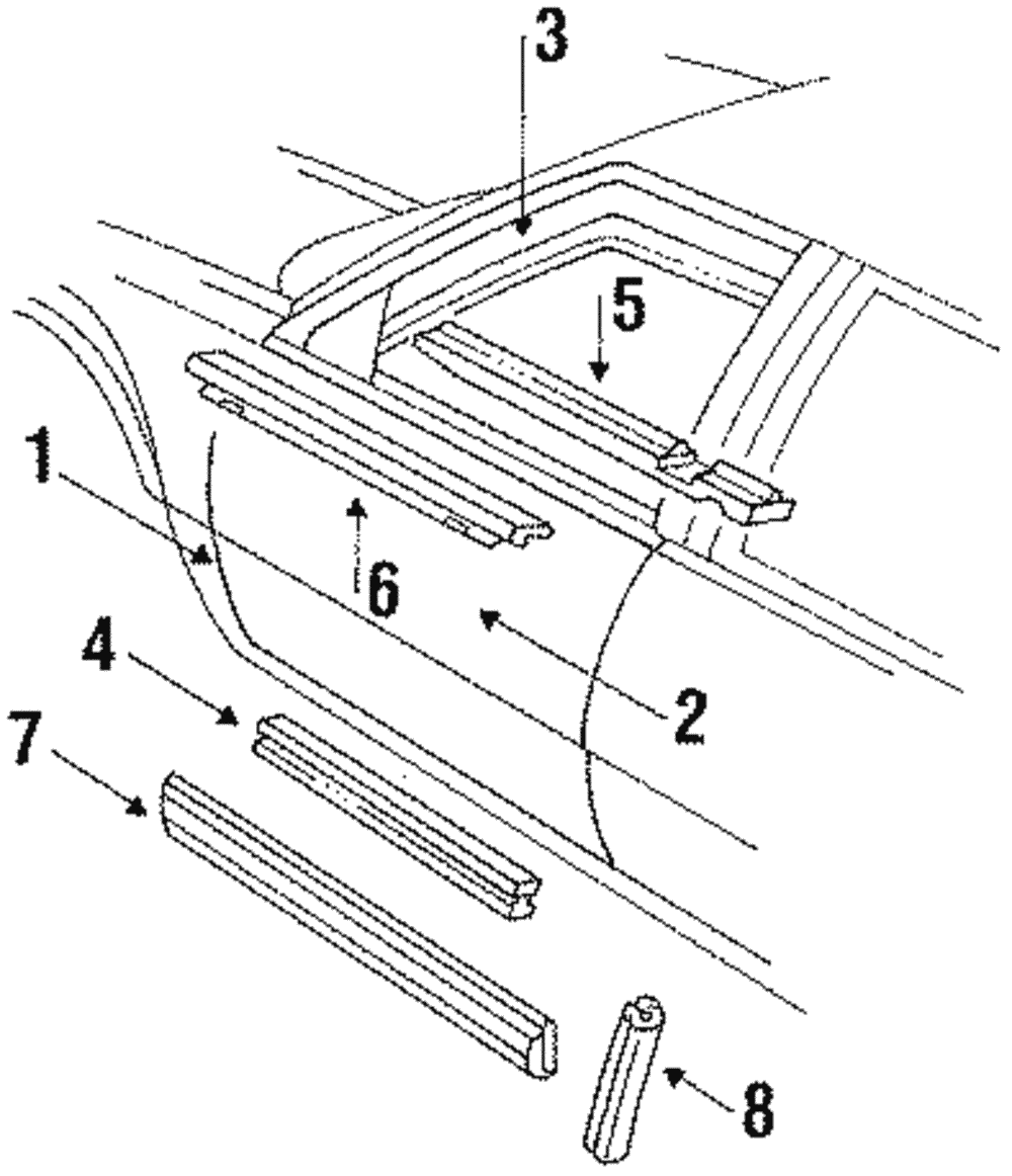 Molding Kit, Front S/D Center - GM (88891266)