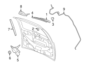2009-2014 Volkswagen Routan Wiper Motor Nut WHT-004-352 | OEM Parts Online