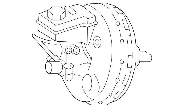 POWER BRAKE BOOSTER Mercedes W251 R350 R320 GL320 GL450 ML320 ML350 ML500 07-09