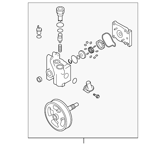 20072009 Mazda 3 Power Steering Pump B37F32600R0C OEM Parts Online