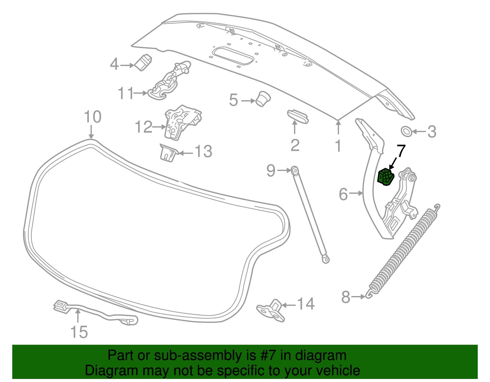 Hinge Bumper - GM (90584804)