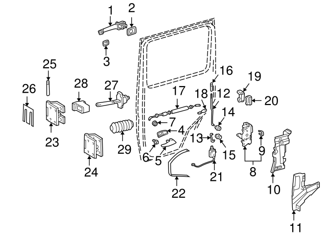 460-743-06-03 - Upper Striker 2002-2007 Mercedes-Benz | Mercedes 