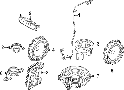 Sound System for 2025 Kia K5 Kia.Parts Store
