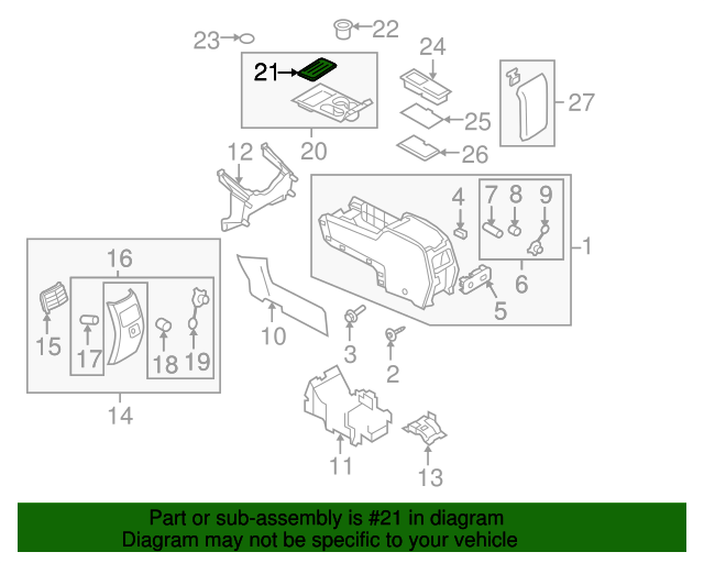 20072010 Ford Edge OEM NEW 20072010 Ford Edge Finish Panel Mat 7T4Z