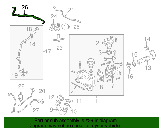 Genuine Audi 059131055M Vacuum Hose FREE Shipping on Most Orders
