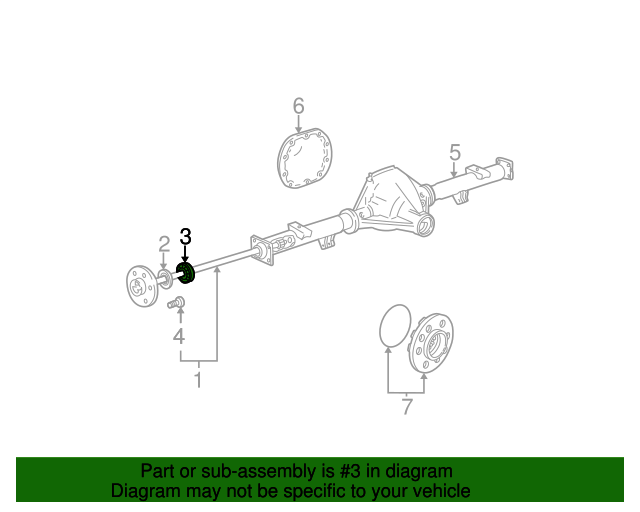 Genuine Ford 5L3Z-1225-AA Ball Bearing Assembly