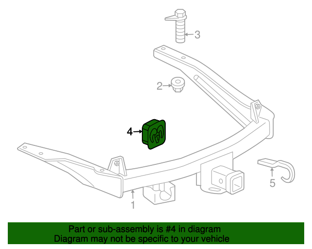 20052023 Mopar Trailer Hitch Plug 82208455AB Mopar Estores