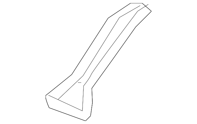 Passenger Side Quarter Upper Panel Baffle - Buick (90925276)